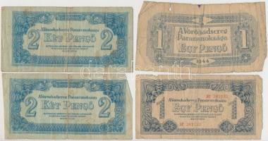 1944. 1P-100P (10x) "A Vörös Hadsereg Parancsnoksága" T:vegyes