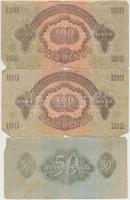 1944. 1P-100P (10x) "A Vörös Hadsereg Parancsnoksága" T:vegyes