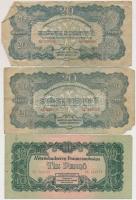 1944. 1P-100P (10x) "A Vörös Hadsereg Parancsnoksága" T:vegyes