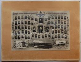 1928 Eszetrgomi állomás személyzete tablókép