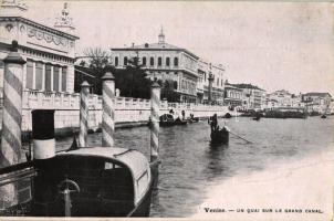 Venice, Venezia; Grand Canal quay