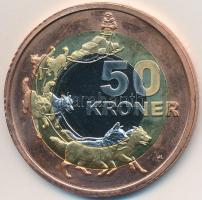 Grönland 2010. 50K &quot;Próba&quot; fantáziaveret T:1 Greenland 2010. 50 Kroner &quot;Prove&quot; fantasy coin C:UNC