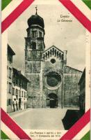 Trento, Cattedrale / cathedral, Italian flag