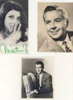 4 db aláírt színészlap