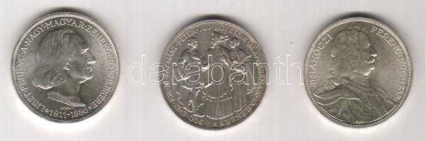 1935-36. "Pázmány,Liszt,Rákóczi" 2P sor Ag T:1/2,2