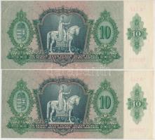 1936. 10P "*" (2x) sorszámkövetők T:I,I-