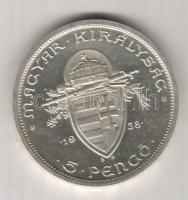 1938. "Szt.István" 5P Ag T:1/2