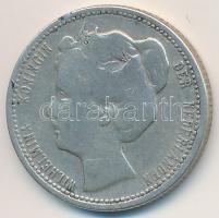 Hollandia 1901. 25c Ag &quot;Vilma&quot; T:3 Netherlands 1901. 25 Cents &quot;Wilhelmina&quot; C:F