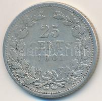Hollandia 1901. 25c Ag "Vilma" T:3
Netherlands 1901. 25 Cents "Wilhelmina" C:F