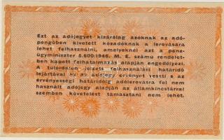 1946. 100.000.000AP hátoldalon vékony szöveggel T:I