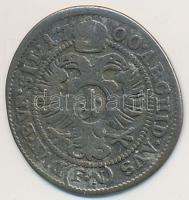 Német Államok / Szilézia / Oppeln 1700FN 1kr Ag &quot;I. Lipót&quot; T:3 German States / Silesia / Oppeln 1700FN 1 Kreuzer Ag &quot;Leopold I&quot; C:F