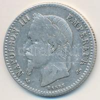 Franciaország / Második Császárság 1866K 50c Ag "III. Napóleon" Bordeaux T:2-,3
France / ...
