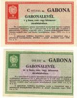 1931. Gabonalevél 30f, 1P 50f, 3P, 30P 4 klf T:I