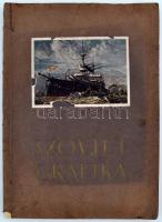 Szovjet grafika. Bp., 1950, Magyar-Szovjet Társaság. Számos illusztrációval. Kissé megviselt papírkötésben, egyébként jó állapotban.