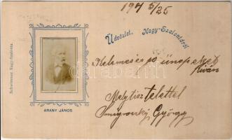 Nagyszalonta lap Arany János fényképével