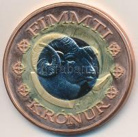 Feröer-szigetek 2011. 50K Próba fantáziaveret T:1- Faroe Islands 2011. 50 Krónur Prove fantasy coin C:AU