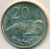 Feröer-szigetek 2011. 20K Próba fantáziaveret T:1-,2  Faroe Islands 2011. 20 Krónur Prove fantasy coin C:AU,XF