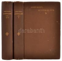 Anrep-Elmpt, Reinhold: Australien. Eine Reise durch die ganzen Welttheil. 1-3. köt. Lipcse, 1886, Verlag von Wilhelm Friedrich. Kissé kopott vászonkötésben, a 2-3. kötet egybekötve, egyébként jó állapotban.