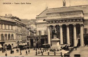 Genova, Teatro Carlo Felice / theatre, tram