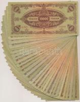 1945. 10.000P (30x) mind MNB bélyeggel T:vegyes
