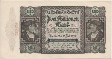 Németország / Weimari Köztársaság 1923. 20.000.000M (4x) közte 3db sorszámkövető és 1db közeli sorsz...