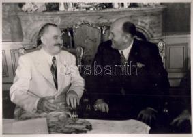 1948 Dinnyés Lajos és Dimitrov fotója 17x12 cm