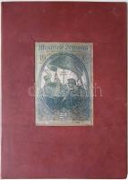 Az Illustrierte Zeitung különszáma IV. Károly koronázásáról felnagyítva díszes kötésben benne Habsburg Ottó dedikálása