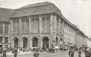 Berlin, Leipziger Platz und Strasse / square and street, trams, automobiles