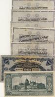 16db propaganda/kiállítási szöveggel felülnyomott pengős bankjegy (14klf) T:I,II(többségében),III