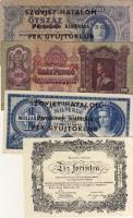 16db propaganda/kiállítási szöveggel felülnyomott pengős bankjegy (14klf) T:I,II(többségében),III
