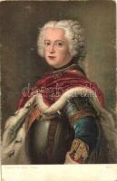 Frederick the Great, King of Prussia, Misch & Co. 'World Galleries' series No. 1087, litho s: Antoine Pesne (gluemark)