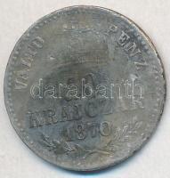 1870KB 10kr Ag &quot;Váltó Pénz&quot; T:3