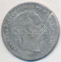 1870GYF 20kr Ag "Váltó Pénz" T:3,3-