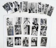 cca 1960-1980 Kb. 42 db különféle erotikus fénykép, különböző méretben