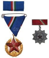 1951. "Közbiztonsági Érem" arany fokozata a rendőrség tagjai részére, aranyozott, zománcoz...