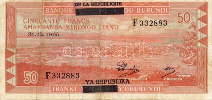 Burundi 1965. 50F T:III