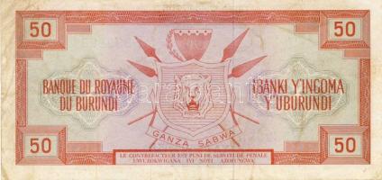 Burundi 1965. 50F T:III