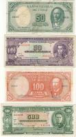 Chile 1960-61. 50P,100P T:III, 1964. 5E T:III + Bolívia 1945. 50B,500B T:II + Brazília 1950. 5C,10C ...