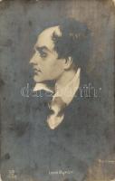 Lord George Byron, GG No. 5038, artist signed (worn edges)