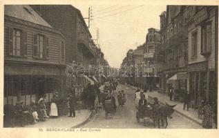 Berck-Plage, Rue Carnot / street, cafe, shops