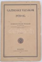 Surányi-Unger Tivadar: A gazdasági válságok történetének vázlata 1920-ig. Bp., 1921, Szent István Társulat. Részben felvágatlan példány. Kicsit kopott papírkötésben, egyébként jó állapotban.