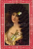 C (EB) mit Haare und Blumen