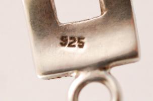 Ezüst karlánc,hajlított szemű, jelzett, Ag., 14gr., 19,5cm/Silver bracelet, curved eyes, marked, Ag....