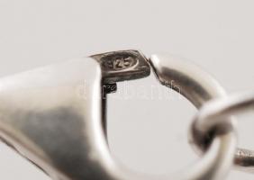 Ezüst, anker karlánc, jelzett, Ag., 11,9gr., 23cm/Silver, anchor chains, marked, Ag. 11,9gr., 23cm