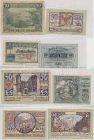 Ausztria 1920. 15db-os Heller szükségpénz tétel T:vegyes Austria 1920. 15 pcs of Heller notes C:mixed