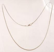 Ezüst, kígyó nyaklánc, jelzett, Ag., 11,3gr., 46cm/Silver snake necklace, marked, Ag. 11,3gr., 46cm