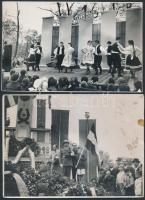 cca 1950-1960 Tiszavölgyi József (1909-?) budapesti életképei, 13 db pecséttel jelzett, vintage fotó...