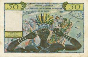 Francia Nyugat-Afrika/Togo 1956. 50F T:II