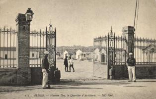 Algiers, Hassen Dey, le Quartier d'Artillerie / military artillery barracks