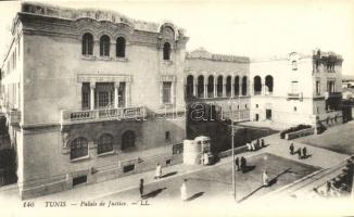 Tunis, 'Palais de Justice' / Court house, probably taken from postcard booklet (cut)